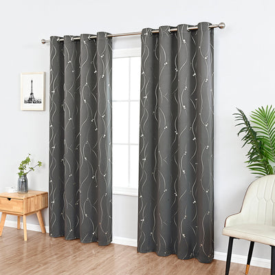LumiStella | Stilvolle Vorhänge mit elegantem Sternendesign - Brezella