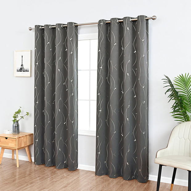 LumiStella | Stilvolle Vorhänge mit elegantem Sternendesign - Brezella