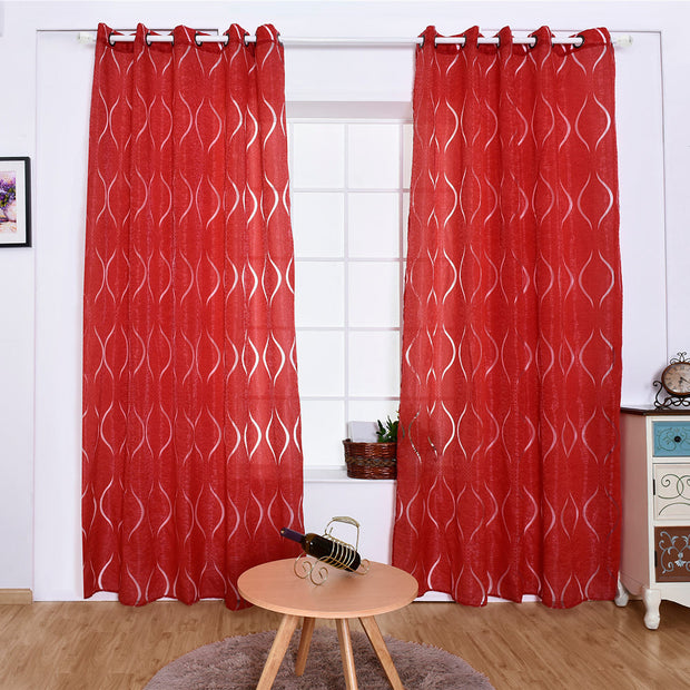 VivaLace | Atmosphärischer Transparent-Voile mit stilvollem Motiv - Brezella
