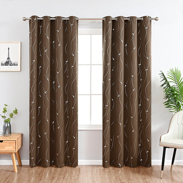 LumiStella | Stilvolle Vorhänge mit elegantem Sternendesign - Brezella