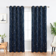 LumiStella | Stilvolle Vorhänge mit elegantem Sternendesign - Brezella