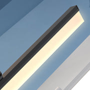 Mattschwarze LED Wandleuchte Für Den Schminktisch