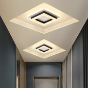 Minimalistische Quadratische LED Deckenleuchte