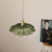 Vintage Hängelampen mit Blumenmuster