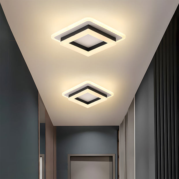 Minimalistische Quadratische LED Deckenleuchte