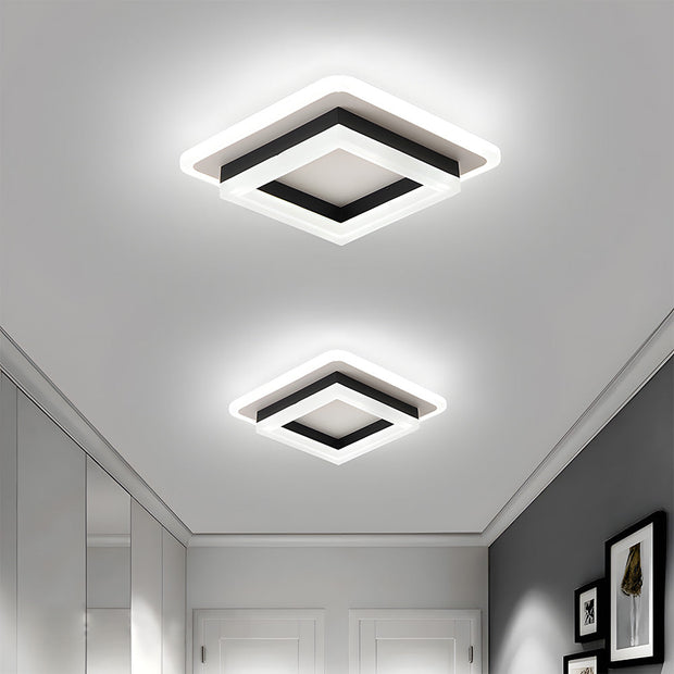 Minimalistische Quadratische LED Deckenleuchte