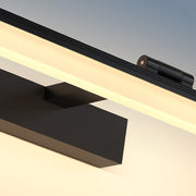 Mattschwarze LED Wandleuchte Für Den Schminktisch
