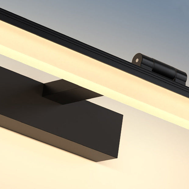 Mattschwarze LED Wandleuchte Für Den Schminktisch