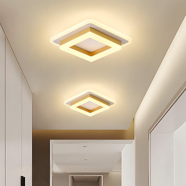 Minimalistische Quadratische LED Deckenleuchte