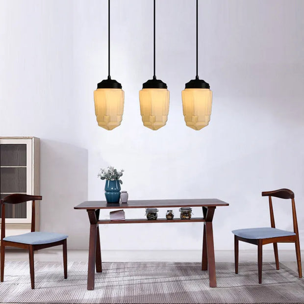 LumiVorm | Moderne geometrische Glasleuchte für klare Linien - Brezella