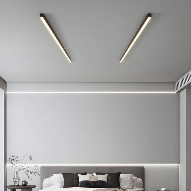 Moderne Minimalistische Lineare LED Deckenleuchte