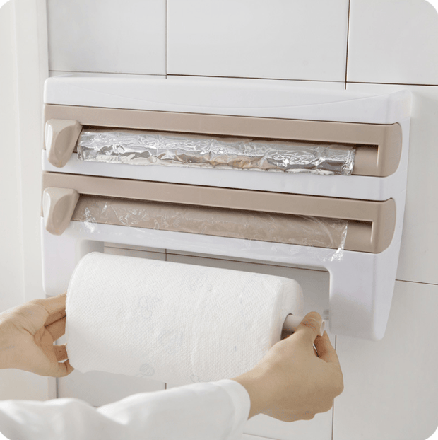 WandFlex | Vielseitiger 4-in-1 Küchenregal für Smarte Aufbewahrung - Brezella