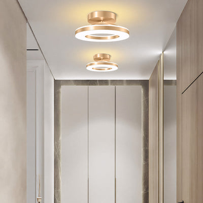 Elegante LED Deckenleuchte Für Flache Montage