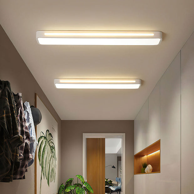 Moderne Flächenbündige Lineare LED Deckenleuchte