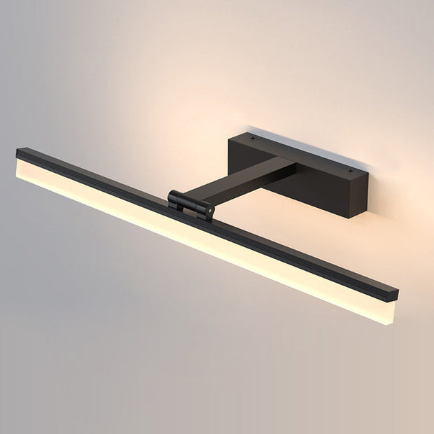 Mattschwarze LED Wandleuchte Für Den Schminktisch