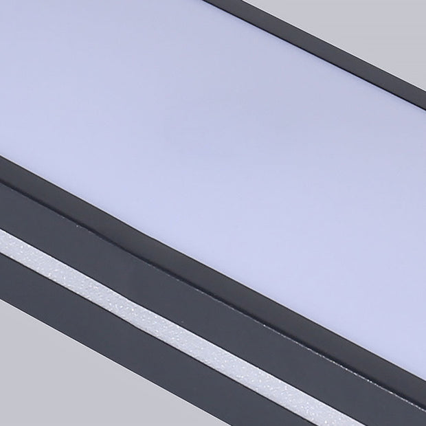 Moderne Flächenbündige Lineare LED Deckenleuchte
