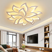 Moderne LED-Deckenleuchte in Blumenform