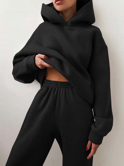 ComfyFit | Oversized Hoodie und Sweatpants für dein Wohlbefinden - Brezella