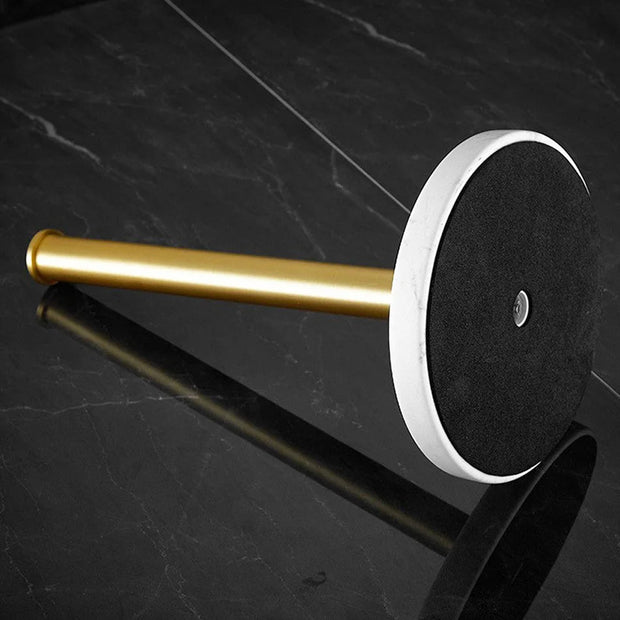 MarbleLux | Eleganter Küchenrollenhalter mit Marmor und Goldakzenten - Brezella