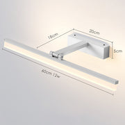 Mattschwarze LED Wandleuchte Für Den Schminktisch