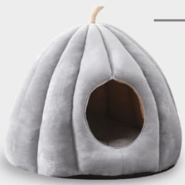 PfotenHöhle | Warmes und gemütliches Winterbett für Katzen - Brezella