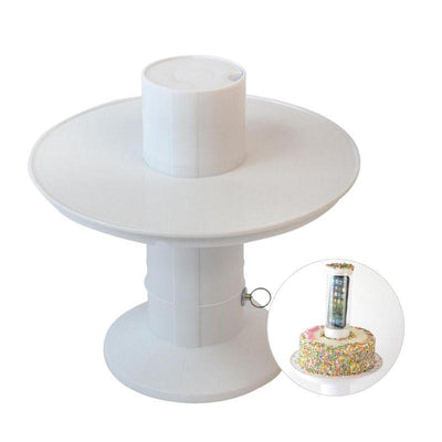 CakeMaster | Stabile Tortenplatte mit integriertem Schneidesystem - Brezella