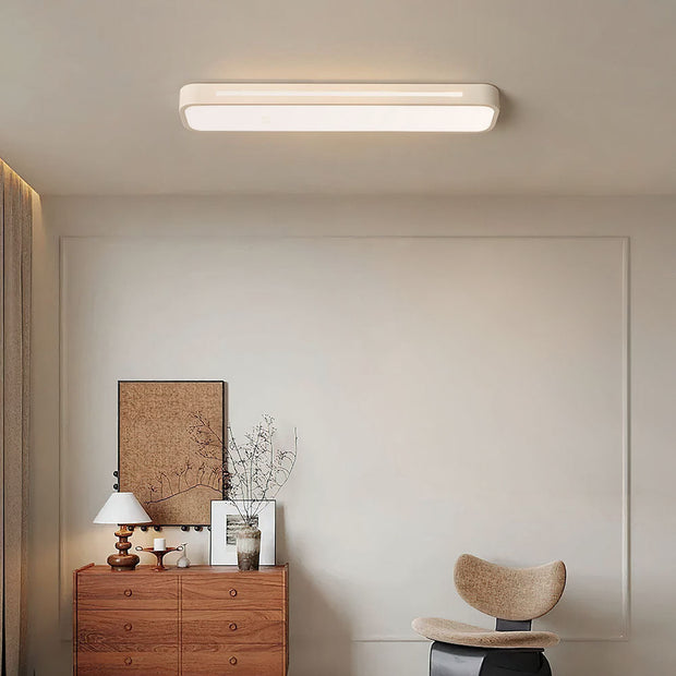 Moderne Flächenbündige Lineare LED Deckenleuchte