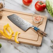 VivoCleaver | Elegantes Fleischmesser aus Damaststahl - Brezella