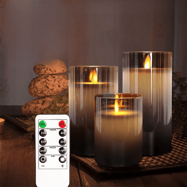 GlühLuxe | Realistische LED-Kerzen für stimmungsvolle Beleuchtung - Brezella