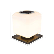 GlowBlock | Elegante kubische Solarlampe für Außenbereiche - Brezella