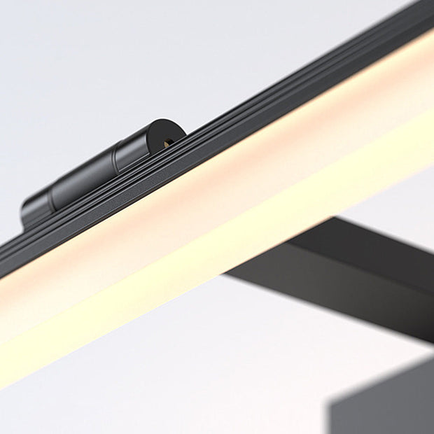 Mattschwarze LED Wandleuchte Für Den Schminktisch
