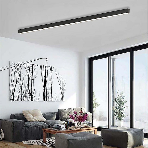Moderne Minimalistische Lineare LED Deckenleuchte