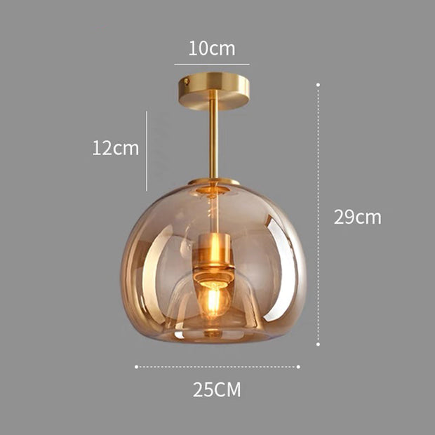 2 Stück Moderne Kuppel Deckenleuchten