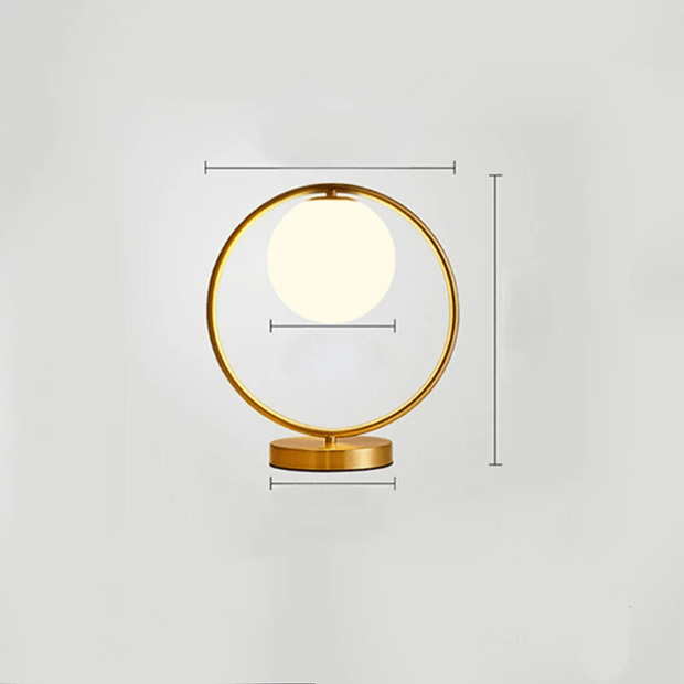 GlowCircle | Kreative Ringlampe mit dimmbarer Helligkeit - Brezella