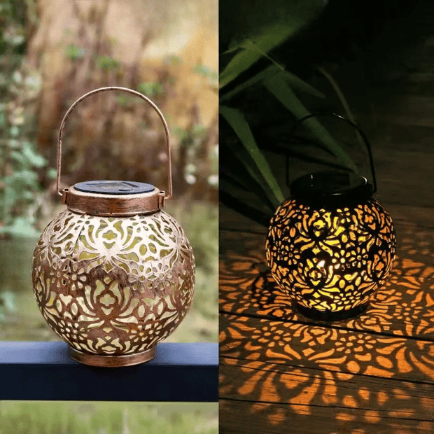 OrionGlow | Stilvolle Solarenergie-Laterne für den Außenbereich - Brezella