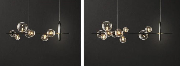 CelestLume | Atmosphärische Pendelleuchte mit einzigartiger Glasstruktur - Brezella