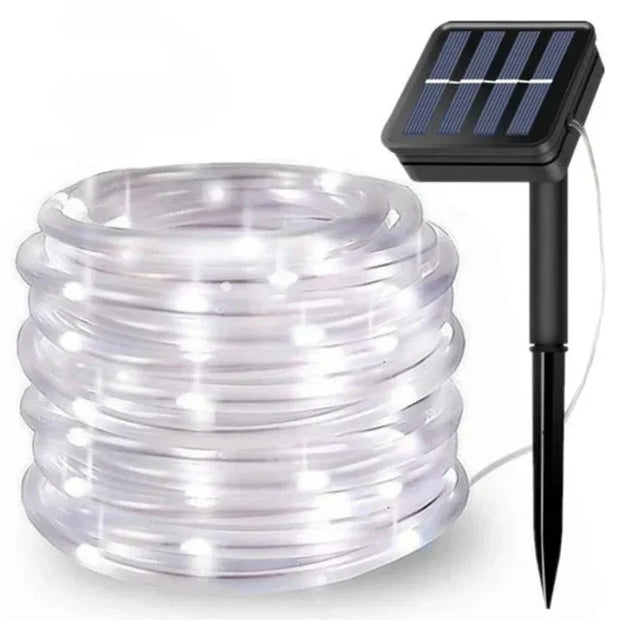 SonnenFunkeln | Energieeffiziente Solarlichterkette für außen - Brezella