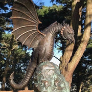 DracoSpray | Eleganter Drachenbrunnen mit magischem Wasserfall - Brezella