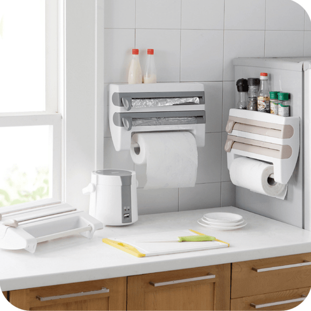 WandFlex | Vielseitiger 4-in-1 Küchenregal für Smarte Aufbewahrung - Brezella