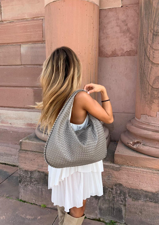 AstraTote | Modische Handtasche mit luxuriösem gewebtem Design - Brezella