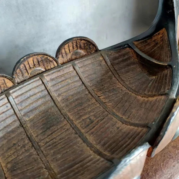 NordicDrakkar | Antiker Wikingerschiff-Organizer mit handgefertigten Details - Brezella