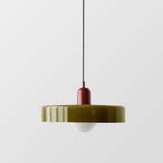 LumenKreis | Zeitlose Glas Pendelleuchte für klare Akzente - Brezella