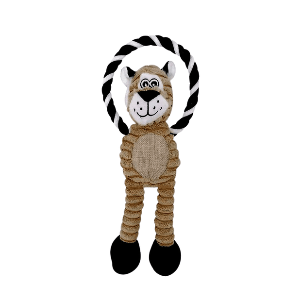 PawPlush | Kuschelweiches Hundespielzeug mit Piepston - Brezella