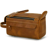 TimelessCase | Klassische Kulturtasche aus hochwertigem Leder - Brezella