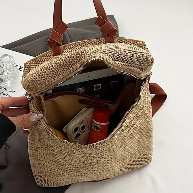 VivaWoven | Stylischer Webrucksack für modebewusste Frauen - Brezella