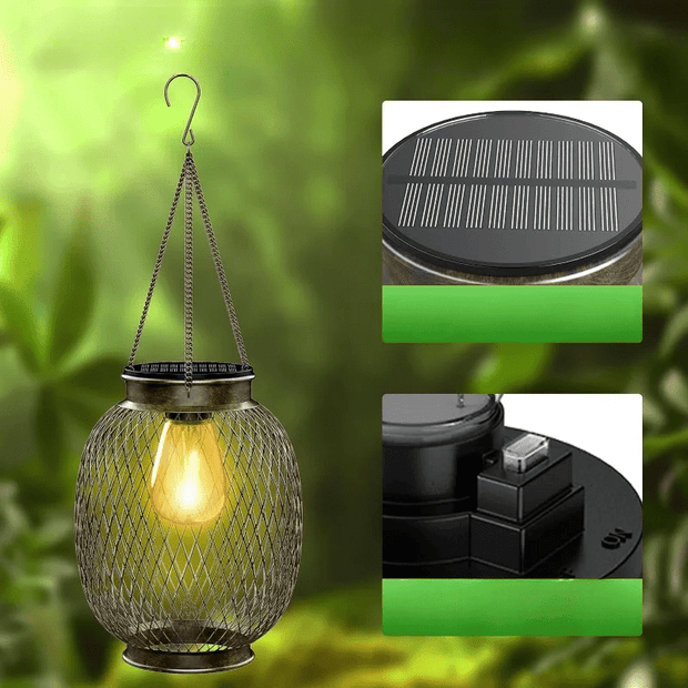 GlowNest | Langlebige hängende Solarlampen für gemütliche Abende - Brezella