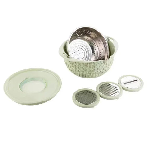 TurnGrate | 4-in-1 Drehbares Küchengerät für Wäsche und Zubereitung - Brezella