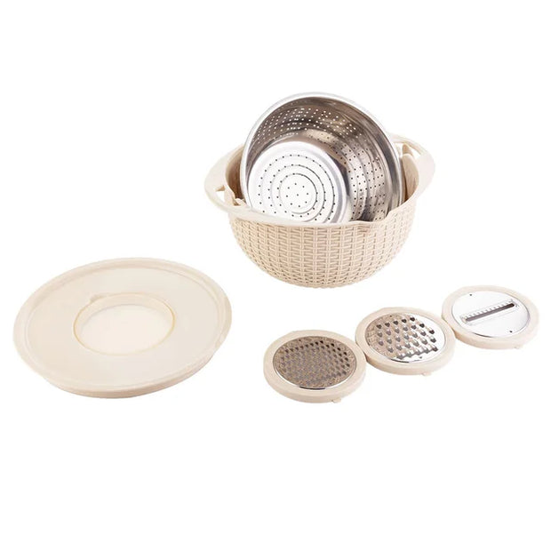 TurnGrate | 4-in-1 Drehbares Küchengerät für Wäsche und Zubereitung - Brezella
