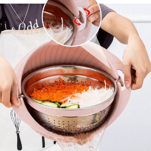 TurnGrate | 4-in-1 Drehbares Küchengerät für Wäsche und Zubereitung - Brezella