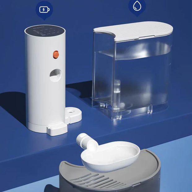FreshFlow | 1,8L Kabellose Wasserquelle für Haustiere - Brezella